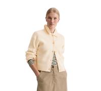 Cardigan MARC O'POLO "aus weichem Merinowolle-Mix", Damen, Gr. XS, raw cream, Obermaterial: 80% Wolle (Schafwolle), 20% Polyamid, unifarben, loose fit, Rippbündchen, Strickjacken (98727426-XS) raw cre