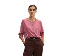 Cardigan MARC O'POLO "aus weicher Merinowolle", Damen, Gr. XL, berry rose, Obermaterial: 97% Schurwolle, 3% Polyamid, unifarben, relaxed fit, Rundhals, Rippbündchen, Strickjacken (30296827-XL) berry r
