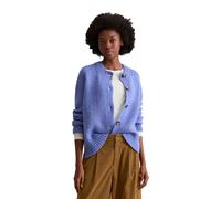 Cardigan MARC O'POLO DENIM "aus kuscheligem Schurwolle-Alpaka-Mix", Damen, Gr. XL, cloudy sky melange, Obermaterial: 60% Schurwolle, 16% Polyamid, 12% Polyacryl, 12% Alpaka, unifarben, relaxed fit, Ru