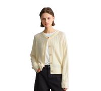 Cardigan MARC O'POLO DENIM "aus softem Schurwolle-Mix", Damen, Gr. L, beige (weiß blush), Obermaterial: 70% Schurwolle, 30% Polyacryl. Füllung: 100% Nicht verfügbar. Futter: 100% Nicht verfügbar, unif