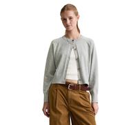 Marc OߴPolo Denim Damen Cardigan mit Rundhalsausschnitt Regular Fit, Grau (Stone Melange), L