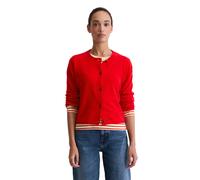 Cardigan MARC O'POLO "mit hohem Tragekomfort", Damen, Gr. XL, bright rot, Obermaterial: 100% Kaschmir, unifarben, regular fit, Rundhals, Rippbündchen, Strickjacken (79635305-XL) bright rot