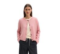 Cardigan MARC O'POLO "mit hohem Tragekomfort", Damen, Gr. XL, natural rose, Obermaterial: 100% Kaschmir, unifarben, regular fit, Rundhals, Rippbündchen, Strickjacken (40069135-XL) natural rose
