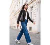 Cardigan mit Rundhals und Knöpfen