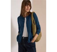 Cardigan mit Rundhals und Knopfleiste