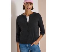 Cardigan mit Rundhals und Knopfleiste