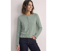 Cardigan mit Rundhals und Rüschendetails