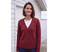 Cardigan mit V-Neck und Knopfleiste