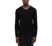 Cardigan MUSTANG "Herren Style Elko", Herren, Gr. XXL, grau (anthrazit), Strick, 100% Baumwolle, regular fit, V-Ausschnitt, Strickjacken Cardigan (43175919-XXL)