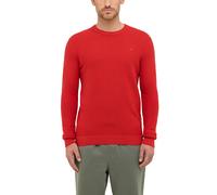 Cardigan MUSTANG "Herren Style Elliot", Herren, Gr. M, rot, Strick, 100% Baumwolle, regular fit, Rundhals, Strickjacken Cardigan (79947459-M)