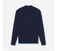 Cardigan OLYMP "Casual Strick", Herren, Gr. XXL, marine, Feinstrick, Obermaterial: 100% Schurwolle, unifarben, normal, V-Ausschnitt, Strickbund, Strickjacken, aus weicher Merinowolle (92010542-XXL) ma