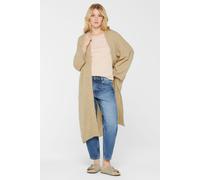 Cardigan SENSES.THE LABEL, Damen, Gr. XL/XXL, light sage, Material: 67% Polyacryl, 14% Polyester, 12% Polyamid, 7% Elasthan, unifarben, oversize lang, ohne Ausschnitt, eingesetzt Rippbündchen, Strickj