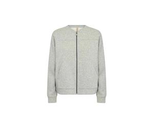 Cardigan SOYACONCEPT "Soya Concept Cardigan SC-ANGELIN", Damen, Gr. XL, grau (99110 lt grau melange), Obermaterial: 60% Baumwolle, 40% Polyester, Strickjacken (46851148-XL) 99110 lt grau melange