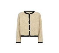 Cardigan SOYACONCEPT "Soya Concept Cardigan SC-BESSIE", Damen, Gr. M, 91620c cream melange combi, Obermaterial: 100% Polyester, Strickjacken (29816231-M) 91620c cream melange combi