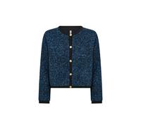 Cardigan SOYACONCEPT "Soya Concept Cardigan SC-BESSIE", Damen, Gr. M, 96910c navy melange combi, Obermaterial: 100% Polyester, Strickjacken (56213428-M) 96910c navy melange combi