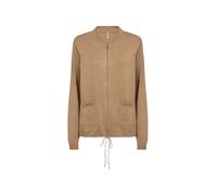 Cardigan SOYACONCEPT "Soya Concept Cardigan SC-DOLLIE 769", Damen, Gr. S, 98404 desert braun melange, Obermaterial: 75% Viskose, 25% Nylon, Strickjacken (37428431-S) 98404 desert braun melange