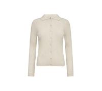 Cardigan SOYACONCEPT "Soya Concept Cardigan SC-FETIMA 2", Damen, Gr. XXL, 91620 cream melange, Obermaterial: 40% Viskose, 30% Polyamid, 27% Polyester, 3% Wolle, Strickjacken (79723012-XXL) 91620 cream
