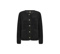 Cardigan SOYACONCEPT "Soya Concept Cardigan SC-ONYX 2", Damen, Gr. XL, 9999 schwarz, Obermaterial: 100% Polyester, Strickjacken (27803537-XL) 9999 schwarz