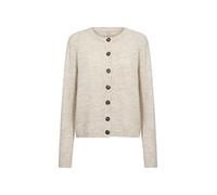 Cardigan SOYACONCEPT "Soya Concept Cardigan SC_ORLEAN", Damen, Gr. XL, 98058 light nougat melange, Obermaterial: 74% Polyacryl, 24% Polyester, 2% Elasthan, Strickjacken (47581511-XL) 98058 light nouga
