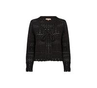 Cardigan SOYACONCEPT "Soya Concept Cardigan SC-PERRY 6", Damen, Gr. M, 9999 schwarz, Obermaterial: 50% Baumwolle, 50% Polyacryl, Strickjacken (73824454-M) 9999 schwarz