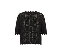 Cardigan SOYACONCEPT "Soya Concept Cardigan SC-PERRY 9", Damen, Gr. S, 9999 schwarz, Obermaterial: 50% Baumwolle, 50% Polyacryl, Strickjacken (37873139-S) 9999 schwarz