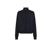 Cardigan SOYACONCEPT "Soya Concept Cardigan SC-SIRI 2", Damen, Gr. M, schwarz-weiß (6910c navy combi), Obermaterial: 48% Modal, 48% Polyester, 4% Elasthan, Strickjacken (59268646-M) 6910c navy combi