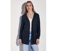 Street One Damen Lange Strick-Look Jacke