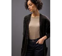 Langer Federgarn Cardigan Violett 38
