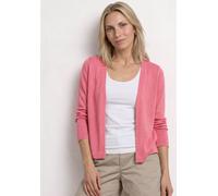 Cardigan STREET ONE, Damen, Gr. 40, blush berry, Stoff, 60% Viskose, 40% Polyester, unifarben, comfort fit normal, ohne Ausschnitt, normaler Saum, Strickjacken, in Unifarbe (35130130-40) blush berry