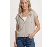 Cardigan STREET ONE, Damen, Gr. 46, clay sand, Stoff, 48% Modal, 41% Polyester, 11% Elasthan, unifarben, normal normal, Rundhals, abgesteppt, Strickjacken, soft und stretchig (90784803-46) clay sand