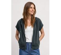 Cardigan STREET ONE, Damen, Gr. 46, deep bound grün, Stoff, 48% Modal, 41% Polyester, 11% Elasthan, unifarben, normal normal, Rundhals, abgesteppt, Strickjacken, soft und stretchig (12216256-46) deep