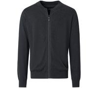 Cardigan / Strickjacke - College-Kragen - anthrazit Casa Moda