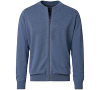 Cardigan / Strickjacke - College-Kragen - blau Casa Moda