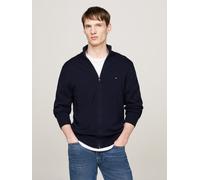 Tommy Hilfiger Herren PIMA ORG CTN Cashmere Zip Thru MW0MW28050 Strickjacken, Blau (Desert Sky), L