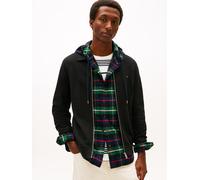 Cardigan TOMMY HILFIGER "SEASONAL STRUCTURE", Herren, Gr. XXL, schwarz, Strick, Obermaterial: 100% Baumwolle, regular fit normal, Rippbündchen, Strickjacken, strukturiert, mit Polokragen, regular fit