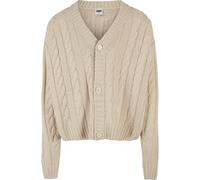 Urban Classics Herren Boxy Cardigan Sweatshirts, softseagrass, 4XL