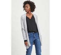 Vila Ril Open Strickjacke L Light Grey Melange