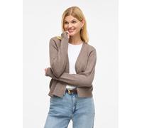 Vila Strickjacke VIRIL Short L/S Knit Cardigan Feinstrick meliert Beige XS