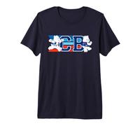 Care Bears 4th of July America Cares CB Stripes Premium T-Shirt