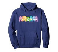 Care Bears Bear Spectrum Line Up Pullover Hoodie, Unisex für Erwachsene, Marineblau, XL