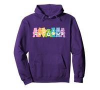 Care Bears Bear Spectrum Line Up Pullover Hoodie, Unisex für Erwachsene, Violett, XXL