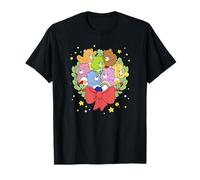 Care Bears Christmas Stars Holiday Wreath Group Shot T-Shirt