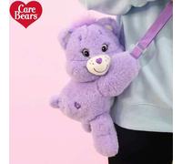 Care Bears Damen Rosa Cartoon Bär Umhängetasche, Care Bears Plüsch Umhängetasche mit großer Kapazität, modisch und vielseitig, weich und hautfreundlic