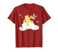Care Bears Easter Egg Hunting with Funshine Bear T-Shirt, Herren, Cranberry, 3XL