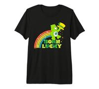 Care Bears Good Luck Bear Born Lucky St. Patrick's Day Premium T-Shirt