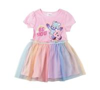 Care Bears Kleid Mädchen Sommer - Care Bears Mädchenkleid Kurzarm, Mädchenbekleidung Lässig, Bequem und Leicht, Ideal für den Alltag