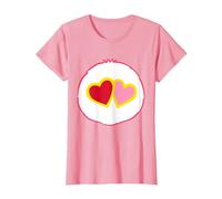 Care Bears Love-a-Lot Belly T-Shirt, Damen, Rosa, XXL