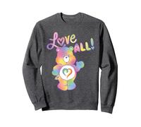 Care Bears Love All with Togetherness Bear Sweatshirt, Unisex für Erwachsene, Anthrazit Meliert, XL