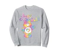 Care Bears Love All with Togetherness Bear Sweatshirt, Unisex für Erwachsene, Grau Meliert, XL