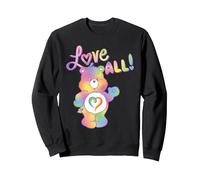 Care Bears Love All with Togetherness Bear Sweatshirt, Unisex für Erwachsene, Schwarz, XL